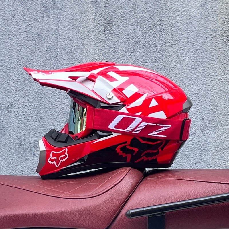 หมวกกันน็อคออฟโรด จักรยานเสือภูเขา โกคาร์ทฟาร์มป่าดาวน์ฮิลล์