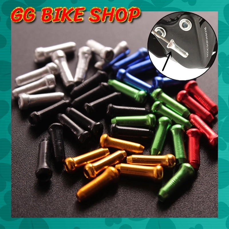 ชิ้นละ 1บาท2บาท ตัวปิดสายเบรค ตัวปิดสายเกียร์ ปิดปลายสาย จักรยาน