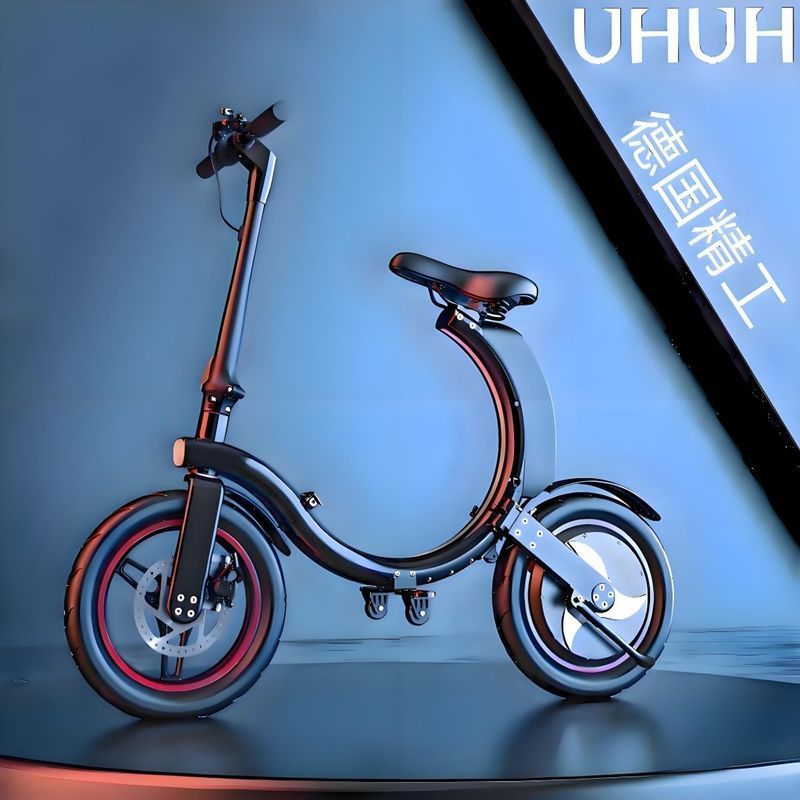 มอเตอร์ไซค์ไฟฟ้าขนาดเล็กพับได้ สกู๊ตเตอร์สองล้อ เหมาะสำหรับการทำงานและการเดินทาง