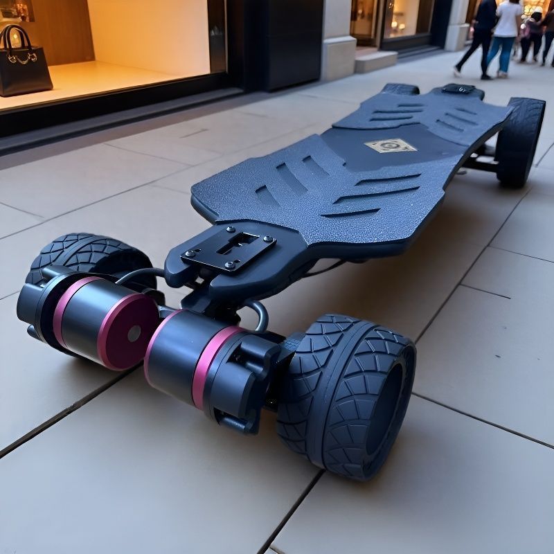 Hobbywing 6360 สเก็ตบอร์ดไฟฟ้าDualWheel Drive Matte Black Maple Board เหมาะสำหรับการเดินทางไกลและความเร็วสูง