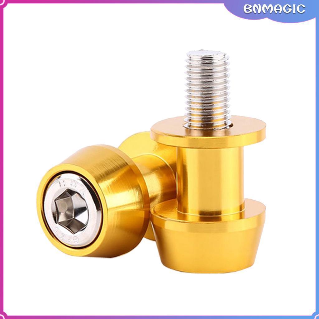 BNMAGIC 2x CNC แถบเลื่อนสวิงอาร์มรถมอเตอร์ไซด์สาหรับ BMW S1000RR 20092014 8 มมทอง