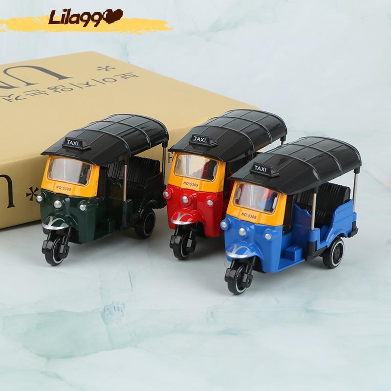 โมเดลรถสามล้ออัลลอยด์จำลองแบบย้อนยุคของเล่นสำหรับเด็กโมเดลรถสามล้อของเล่นสำหรับเด็ก