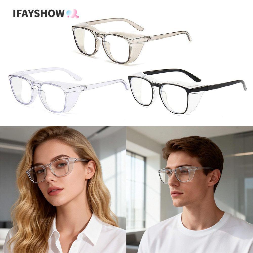 IFAYSHOW แว่นตานิรภัยน้ำหนักเบา กันแดด UV ออกแบบมาเพื่อการปั่นจักรยานและการใช้งานกลางแจ้ง