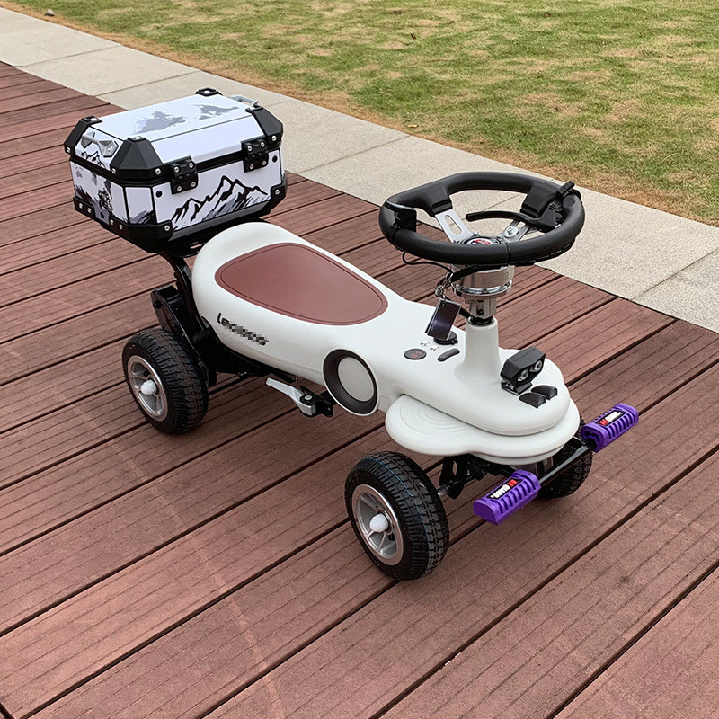 รถบิดไฟฟ้ารุ่นผู้ใหญ่การปรับเปลี่ยนการทางานของม้าสูงสามารถนั่งคู่อายุการใช้งานแบตเตอรี่ยาวนานผู้ใหญ่ดริฟท์