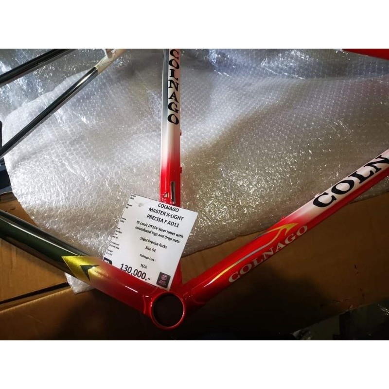 เฟรมเซ๊ตของใหม่ สภาพเก็บในกล่องcolnago master xlight size 54