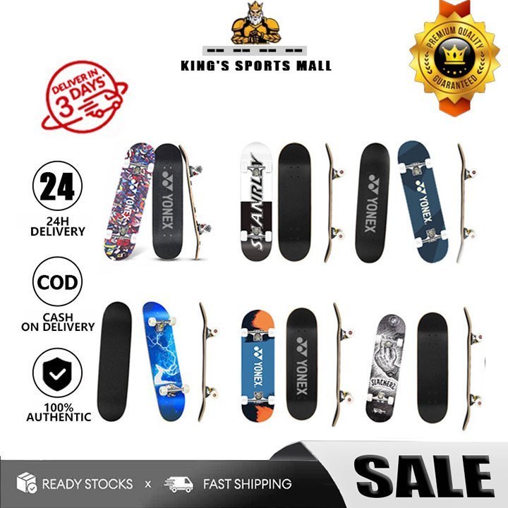 สเก็ตบอร์ด สเก็ตบอร์ด 4 ล้อ skateboard สเก็ต บอร์ดSkateboards Customized สเก็ตบอร์ดแฟชั่น การออกแบบป้องกันการลื่นไถล