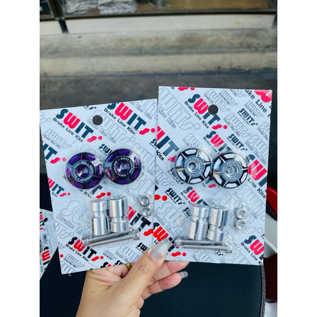 ปลายแฮนด์ งาน Switแท้ กัดลาย 2Toneรุ่นทั่วไป และใส่รถได้หลายรุ่น สวยๆ