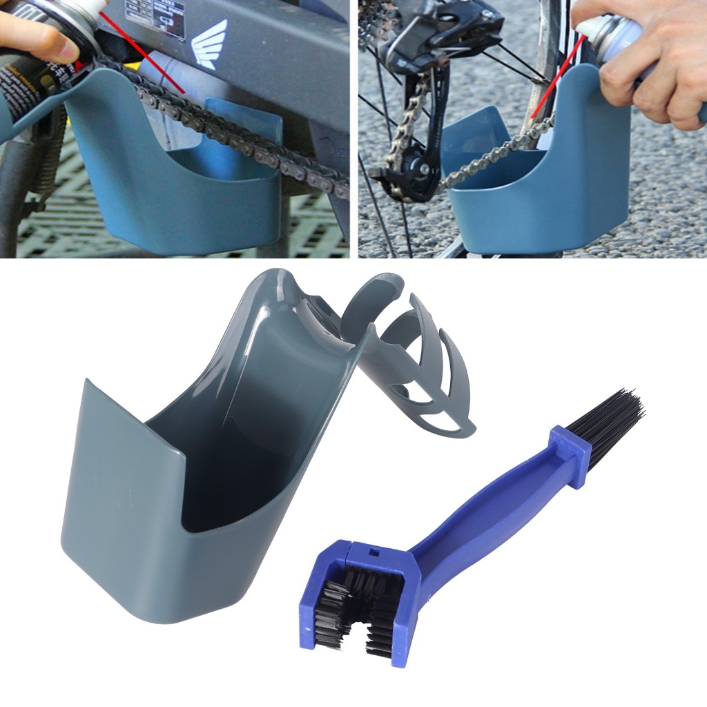 แปรงทำความสะอาดโซ่ แปรงขัดโซ่ มอเตอร์ไซต์ ใช้งานแปรงได้