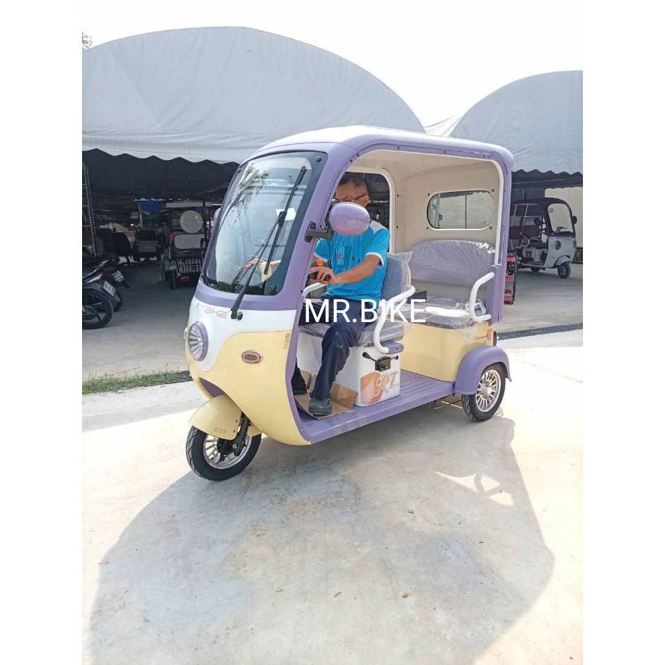 รถไฟฟ้า 3 ล้อ 2 ตอน รุ่น New TTS 1500W ส่งฟรี กรุงเทพปริมณฑลทักแชทร้าน รถประกอบ