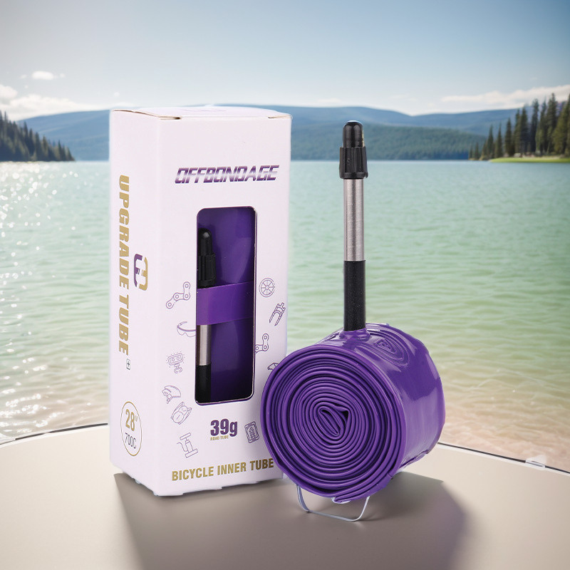 UltraLight 39g จักรยานเสือหมอบ TPU ยางใน 700C แรงดันสูงทนต่อการเจาะ 700x1832C พร้อมวาล์ว FV