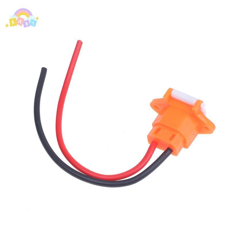 ปลั๊กชาร์จบatteries สกู๊ตเตอร์และEbike แบบยืน 3 ทิศทาง สายไฟ 12AWG ใช้งานได้กับ 36V และ 48V