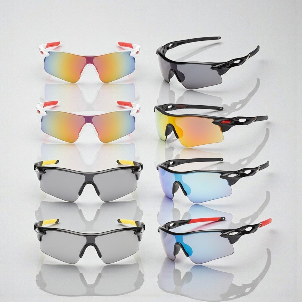 แว่นตาปั่นจักรยาน TREX tb004 กันแดด กันลม กันฝุ่น UV แว่นกันแดด แว่นปั่น