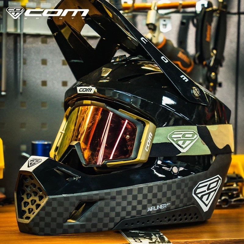 Com จักรยานเสือภูเขาจักรยานหมวกกันน็อคเต็มหมวกกันน็อคขี่จักรยาน M5 OffRoad Forest Road รถจักรยานยนต์ผู้ชายผู้หญิง DH ความเร็วลด Bee AM