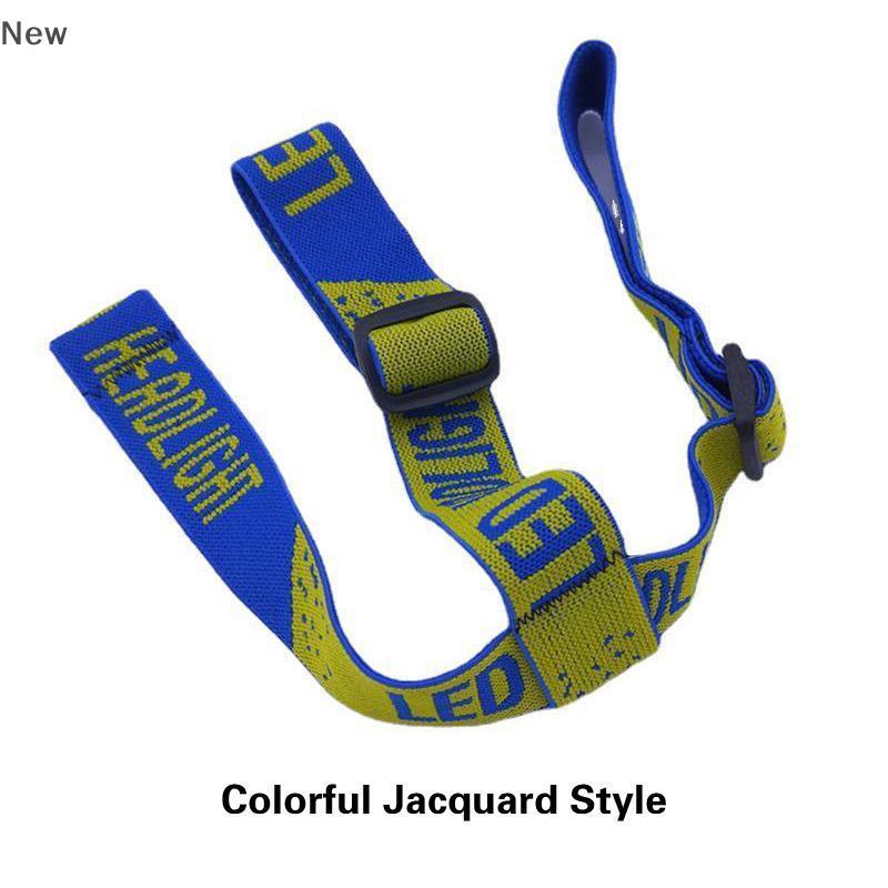 แถบคาดศีรษะอเนกประสงค์สำหรับไฟหน้า LED ไฟหน้าจักรยานโคมไฟปรับได้สายรัดศีรษะยืดหยุ่นสูงด้านหน้าแบบใหม่