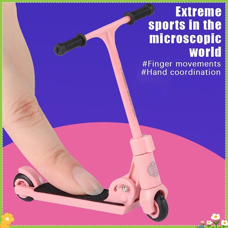 JL เด็ก Ki สกู๊ตเตอร์นิ้ว BMX พับ Ttype สกู๊ตเตอร์นิ้วเบรคของเล่นเพื่อการศึกษาสเก็ตบอร์ดนิ้วสนุกปลายนิ้ว Movemet null