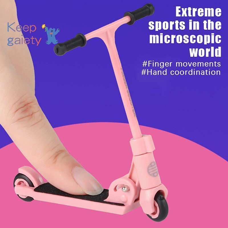 Kptt Kids Ki Scooter Finger BMX สกู๊ตเตอร์นิ้ว Ttype แบบพับเก็บได้พร้อมเบรกของเล่นเพื่อการศึกษาสเก็ตบอร์ดนิ้วสนุกปลายนิ้ว Movemet ใหม่