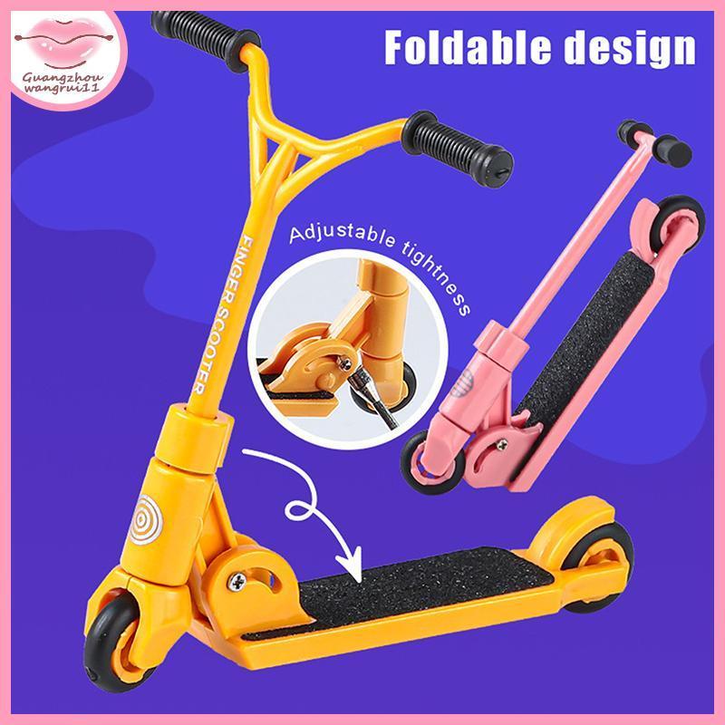 GZ Kids Ki Scooter Finger BMX สกู๊ตเตอร์นิ้ว Ttype พับได้พร้อมเบรกของเล่นเพื่อการศึกษาสเก็ตบอร์ดนิ้วสนุกปลายนิ้ว Movemet TH