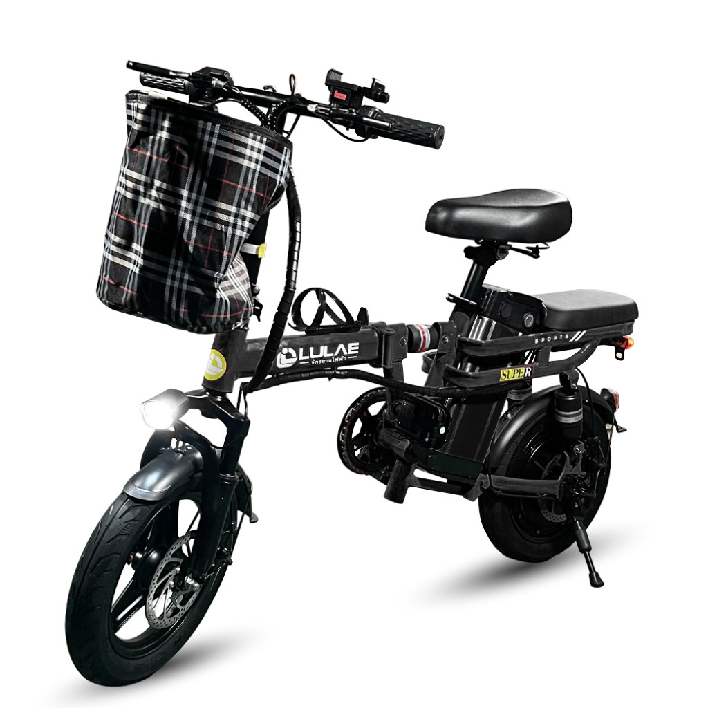 รถจักรยานไฟฟ้าพับได้ LULAE V5s Electric Bicycle ใช้พลังงานแบตเตอรี่ 36V12A มอเตอร์ 350w