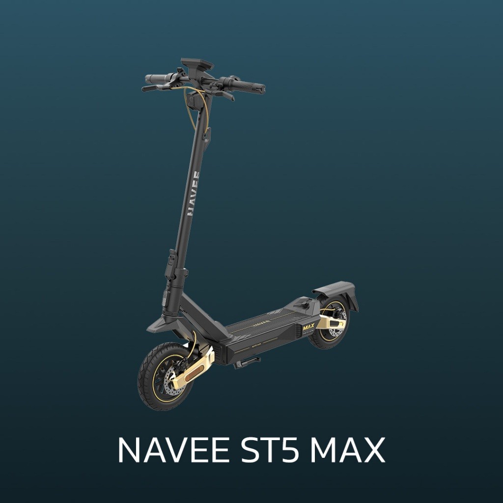 NAVEE ST5 Max ความเร็วและแรงบิดที่เหนือชั้น ในรูปทรงสปอร์ตสีแดงสะดุดตา สำหรับผู้ที่ต้องการความตื่นเต้นในการขับขี่
