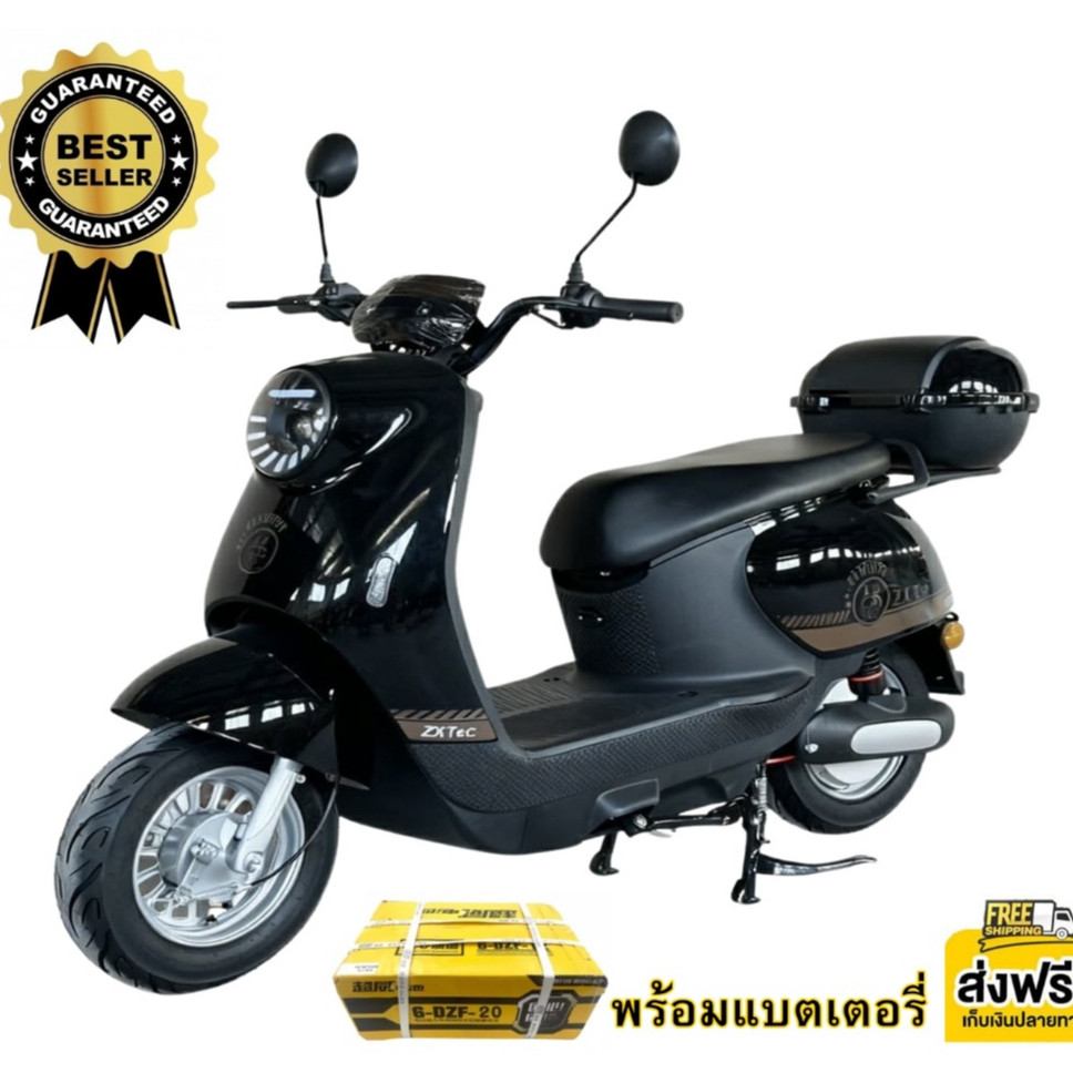 Electric Motorcycle Large มอเตอร์ไซค์ จักรยานไฟฟ้า 48V จอดิจิตอล มีกระจกไฟเลี้ยว สกูตเตอร์ไฟฟ้า สกู็ตเตอร์ไฟฟ้า