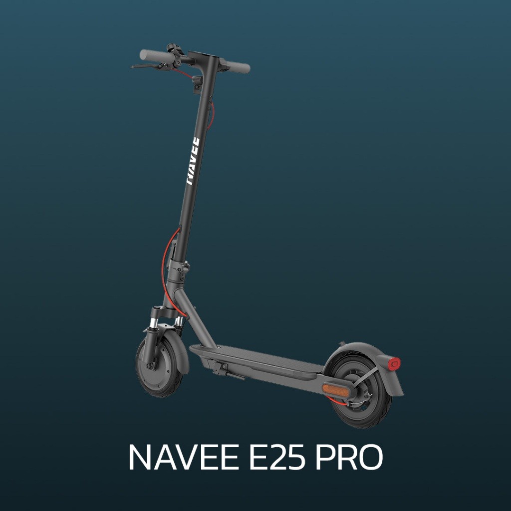 NAVEE E25 PRO สกู๊ตเตอร์ไฟฟ้า รุ่นเริ่มต้นสุดคุ้มค่า ฟีเจอร์ครบ ราคาประหยัด น้ำหนักเบา พับง่าย