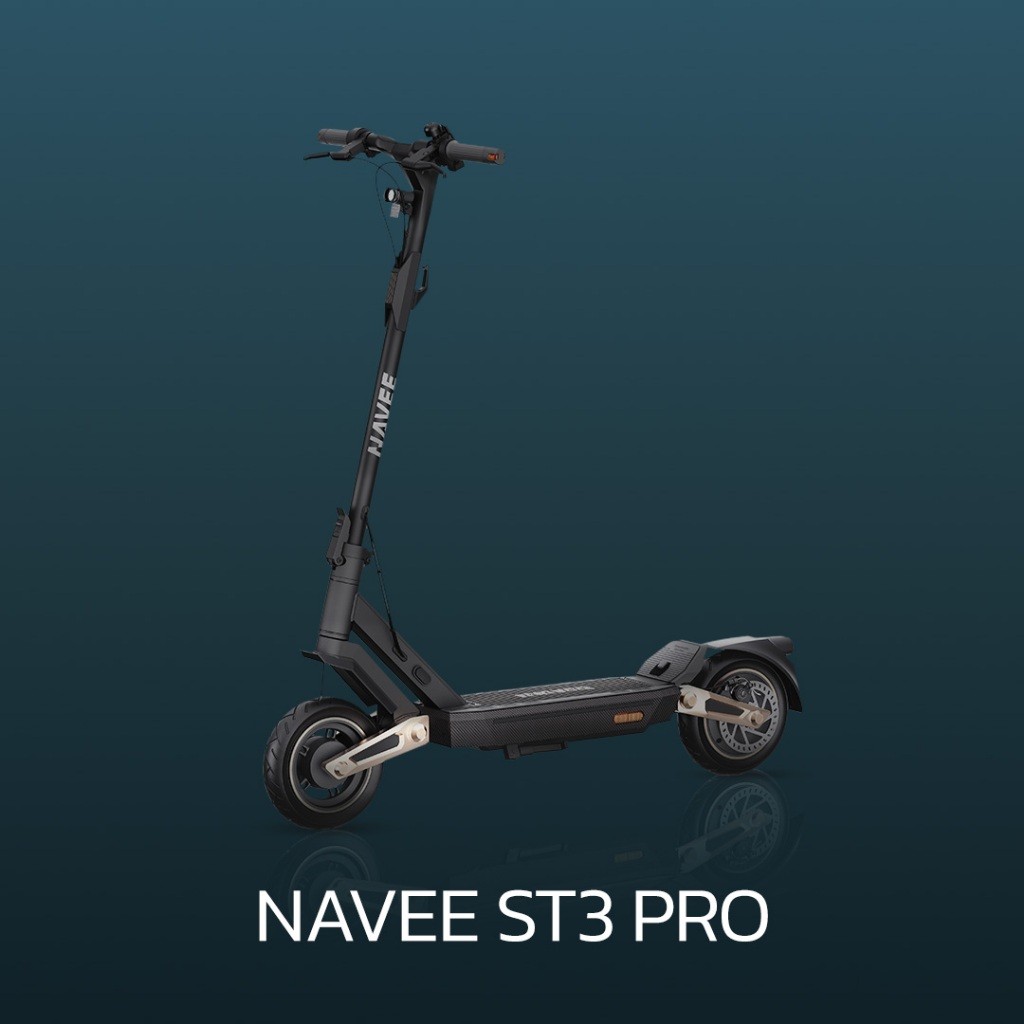 NAVEE ST3 Pro รุ่นท็อปของซีรีส์ ST ที่มาพร้อมมอเตอร์กำลังสูงและแบตเตอรี่ความจุใหญ่ เดินทางได้ไกลขึ้นโดยไม่ต้องกังวล