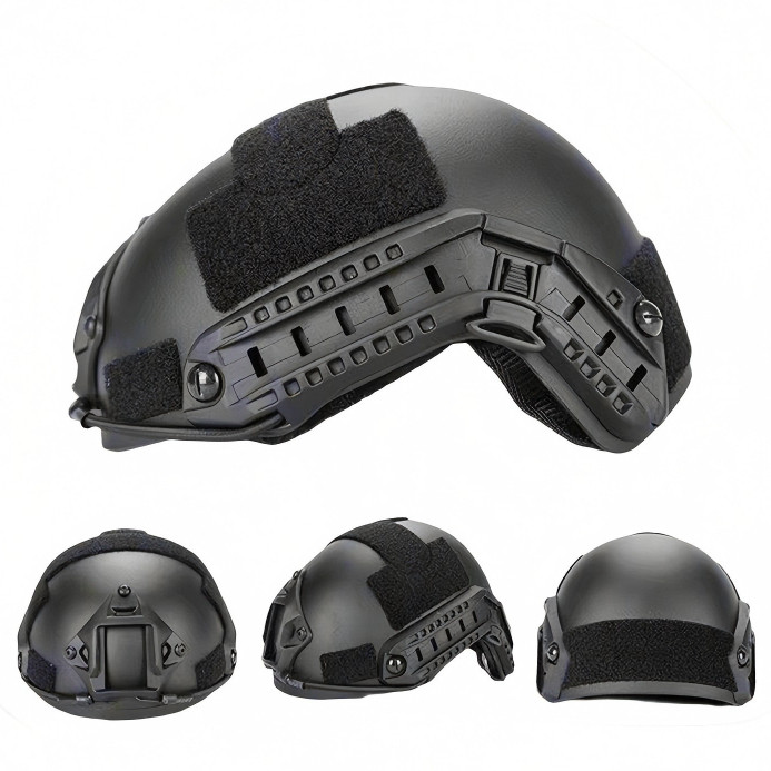 หมวกกันน็อคยุทธวิธีน้ำหนักเบาสำหรับเกมสนามกลางแจ้ง ปั่นจักรยาน การฝึกพิเศษ